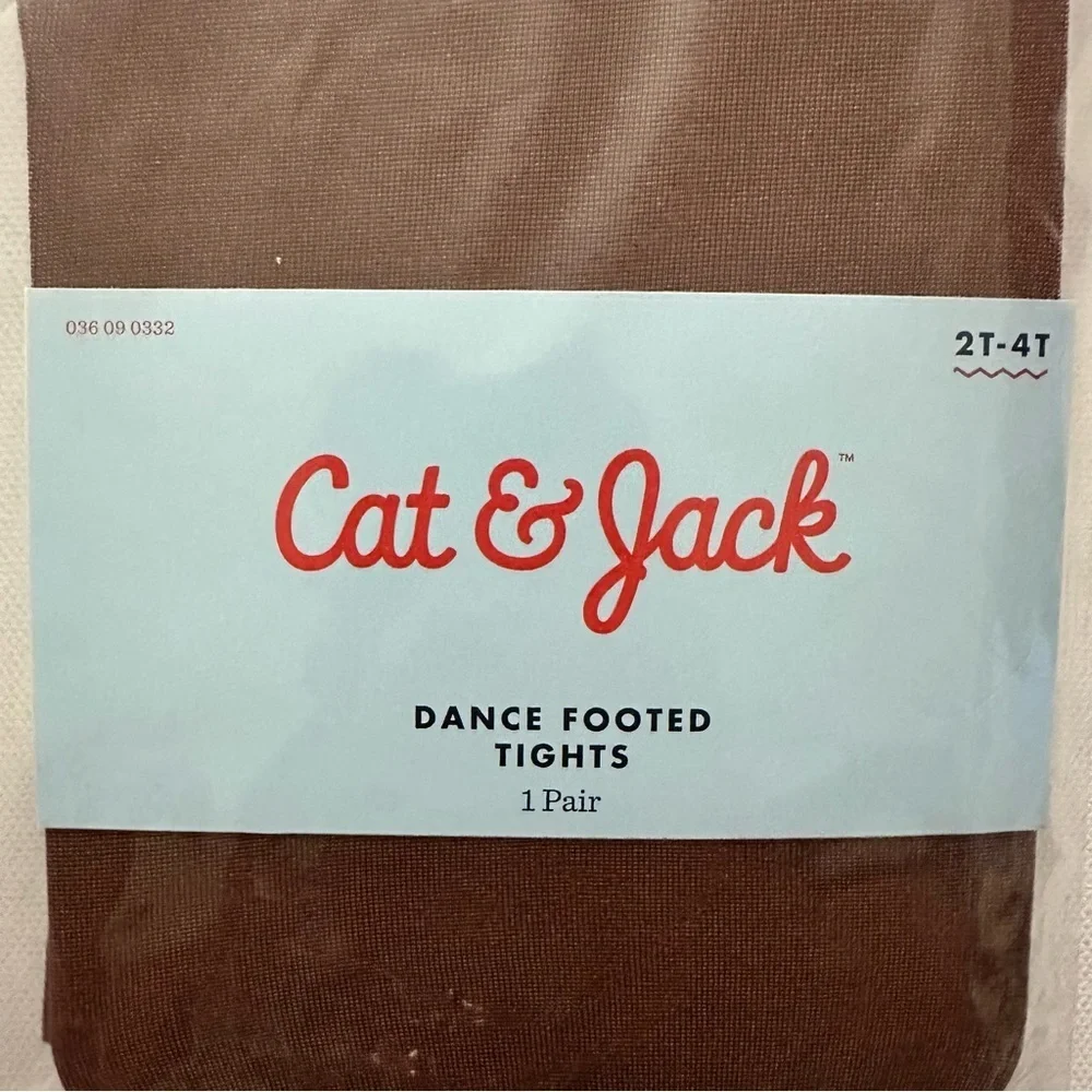 Cat & Jack Dance Footed Tights Size 2T-4T